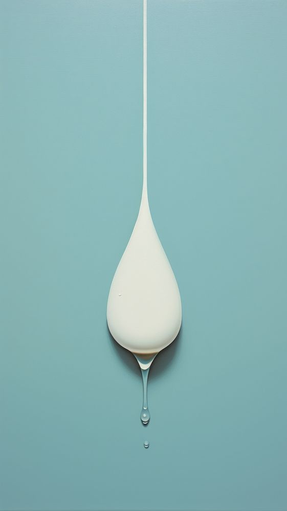 Minimal water drop electricity simplicity porcelain.