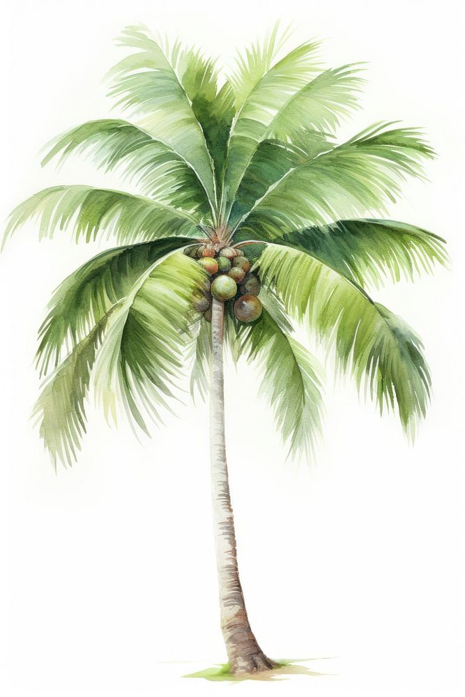 A palm tree tropics coconut plant.