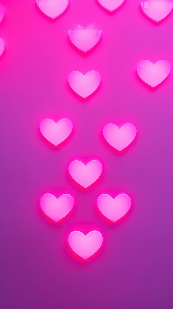  Mini hearts wallapaper backgrounds light petal. AI generated Image by rawpixel.
