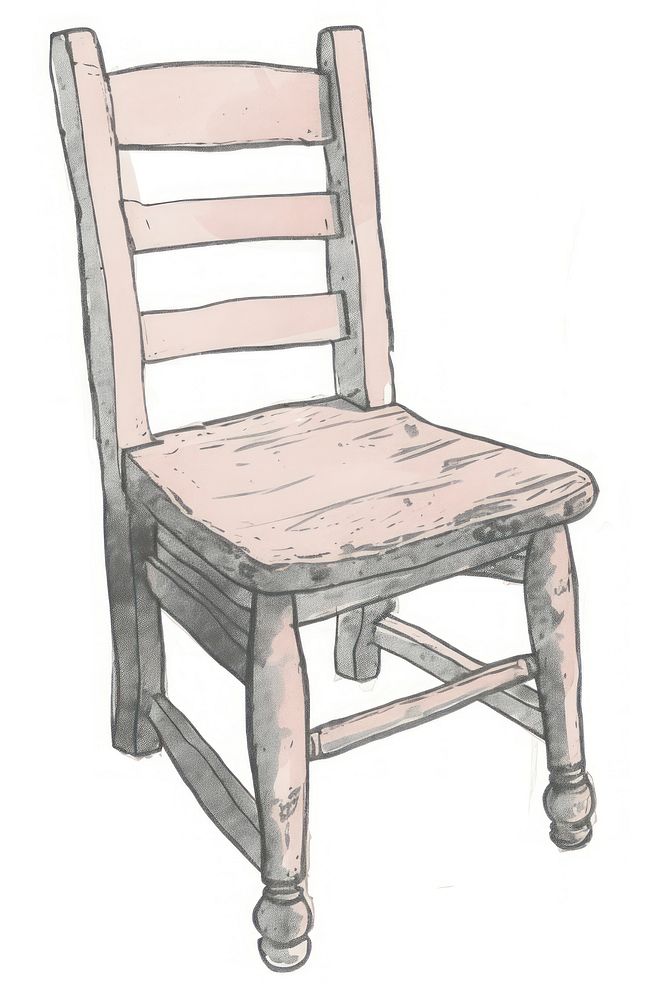 Illustration of a Chair chair furniture white background.