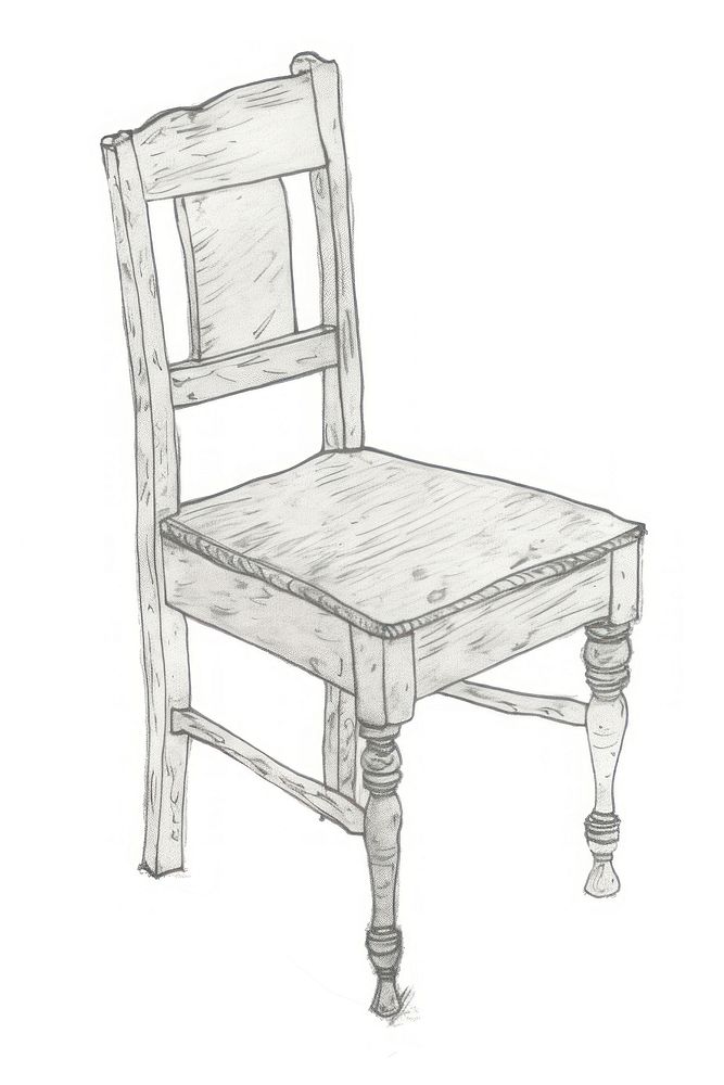 Illustration of a Chair chair furniture drawing.