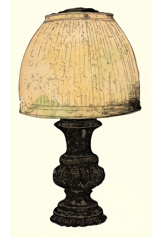 Illustration of a lamp lampshade architecture chandelier.