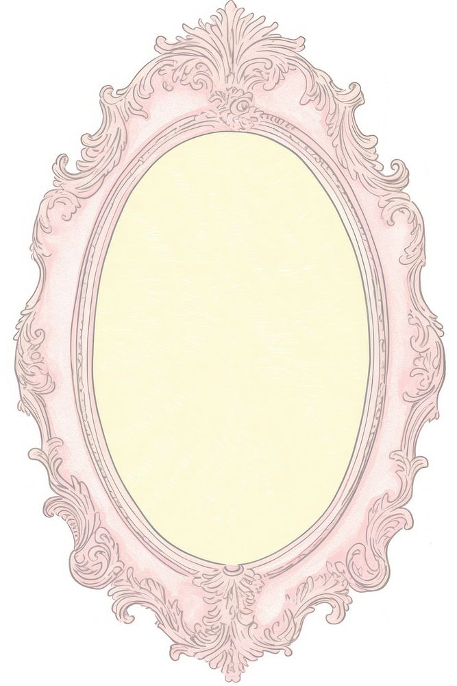 Illustration of a Mirror mirror white background photography.