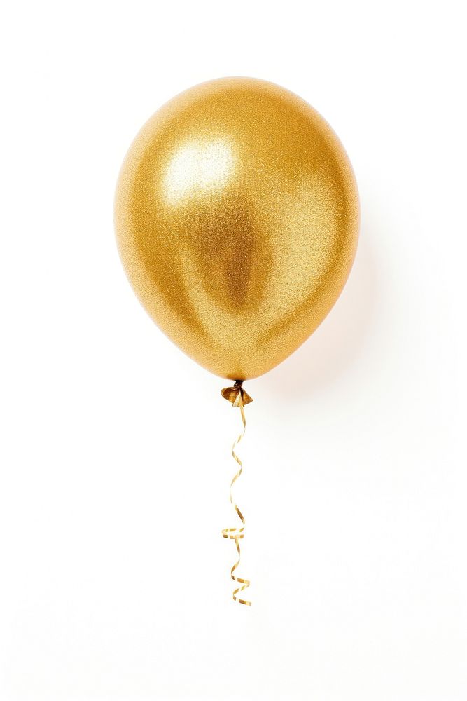 Balloon gold glitter shiny.