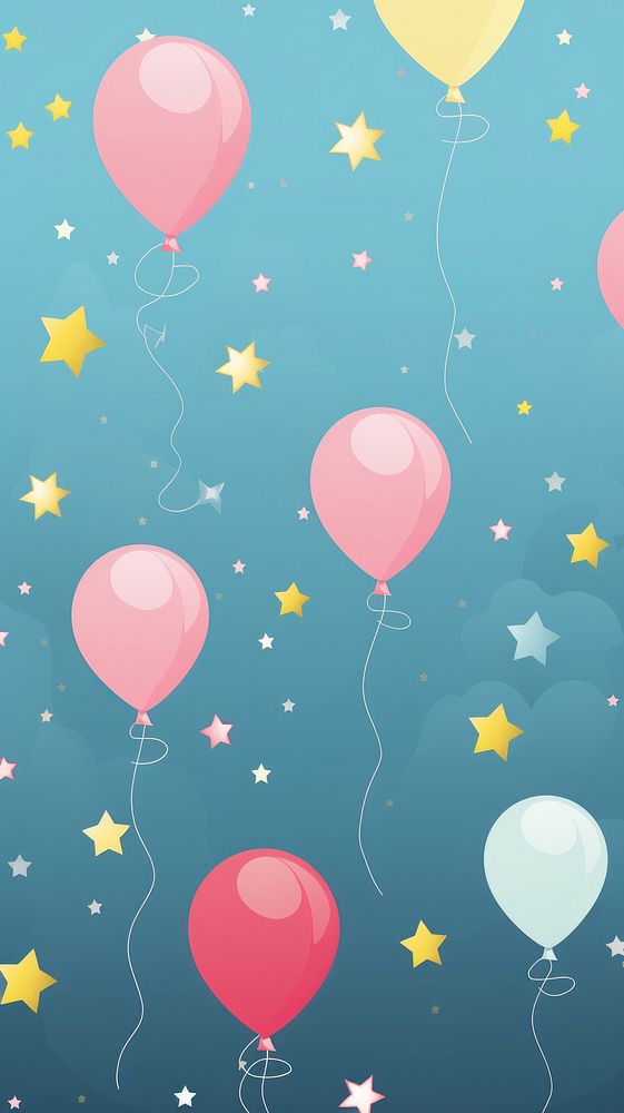  Balloon paper backgrounds illuminated. AI generated Image by rawpixel.