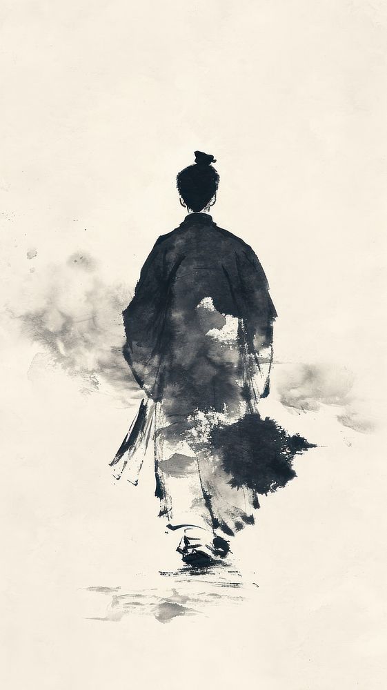Men silhouette painting drawing.