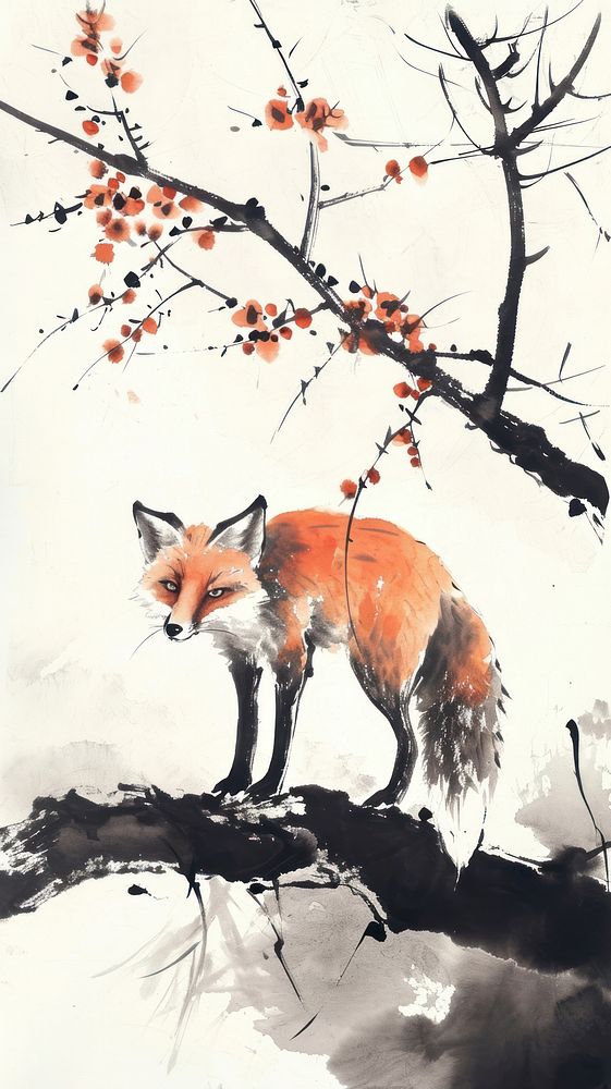 Fox fox wildlife animal.