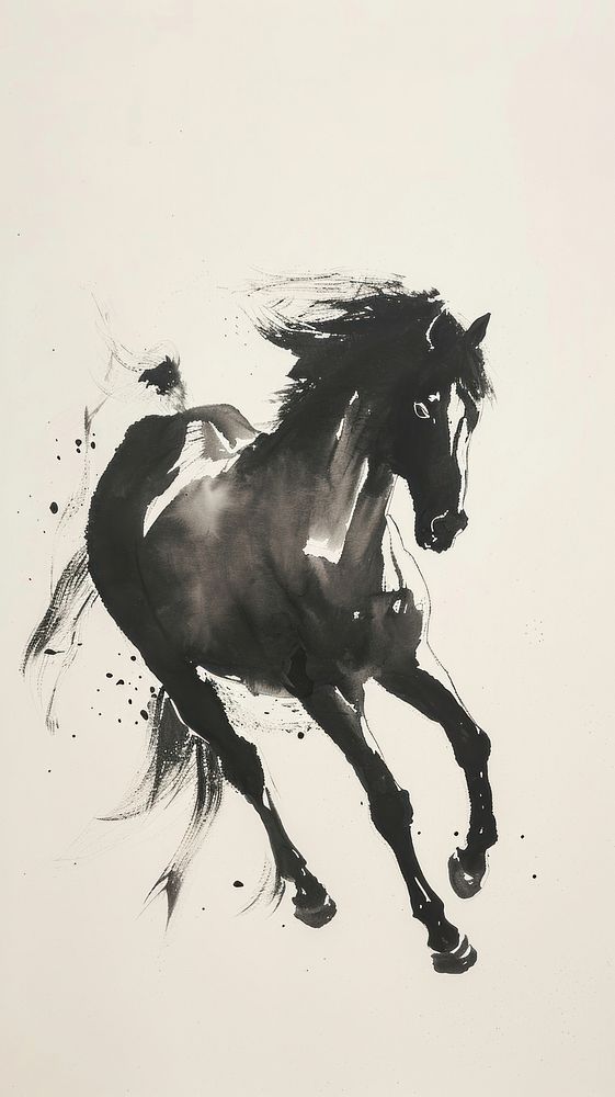 Horse horse painting drawing.