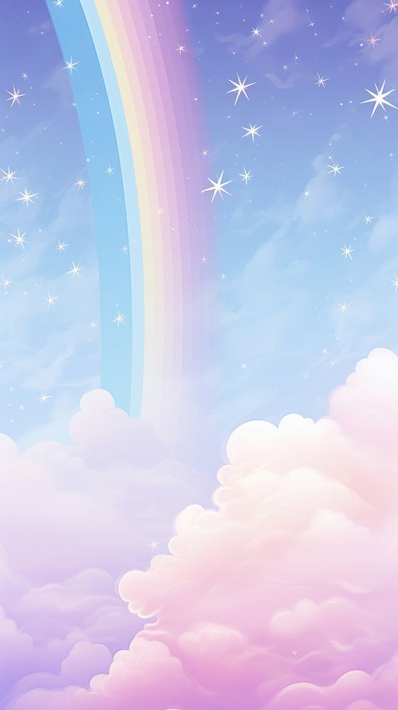  Rainbow backgrounds outdoors pattern. AI generated Image by rawpixel.