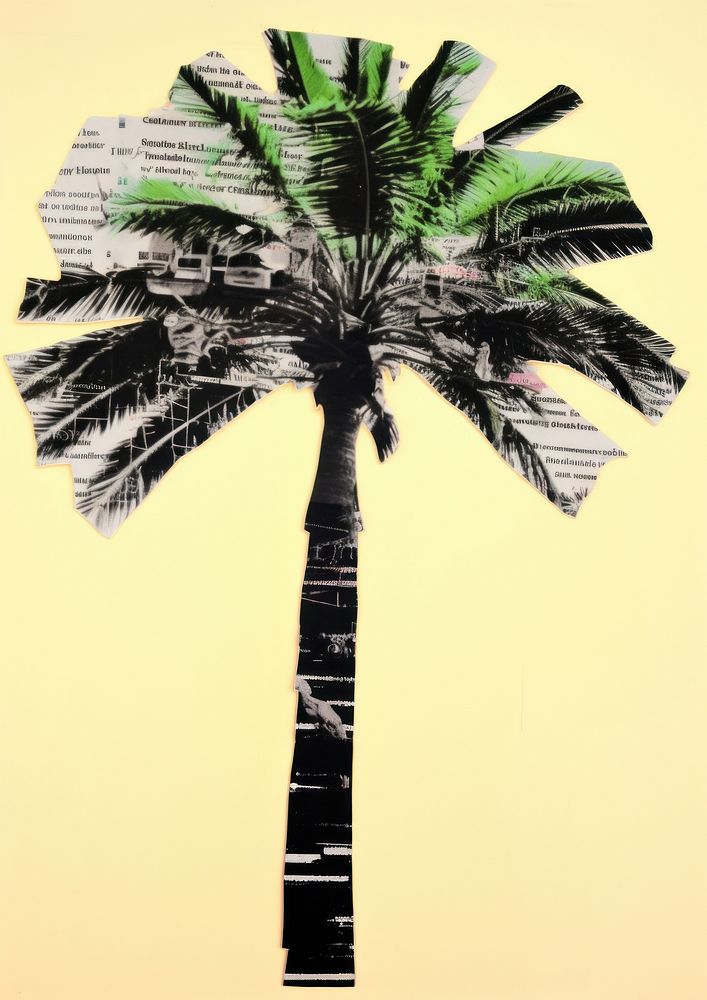 Palm tree arecaceae symbol person.