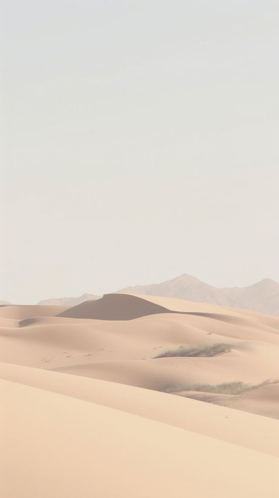 Desert outdoors horizon nature. AI generated Image by rawpixel.