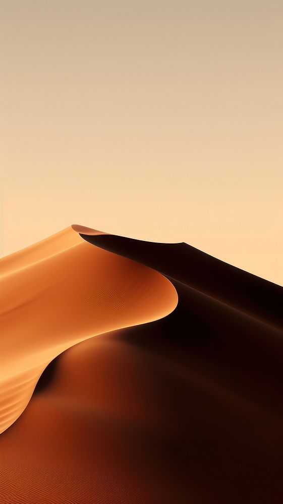  Desert nature sand dune. AI generated Image by rawpixel.