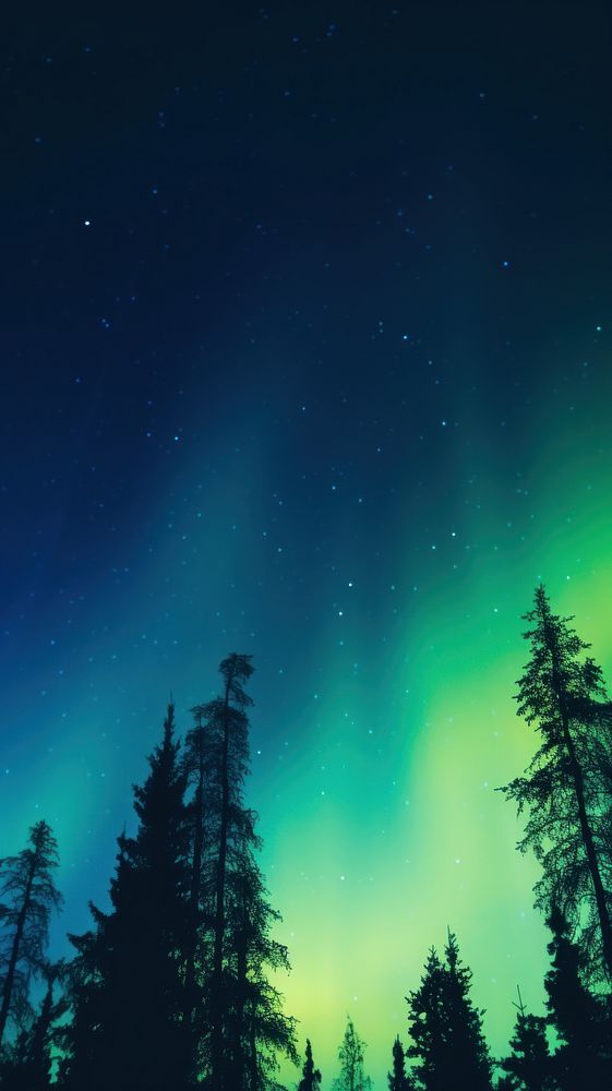  Nature outdoors night space. AI generated Image by rawpixel.