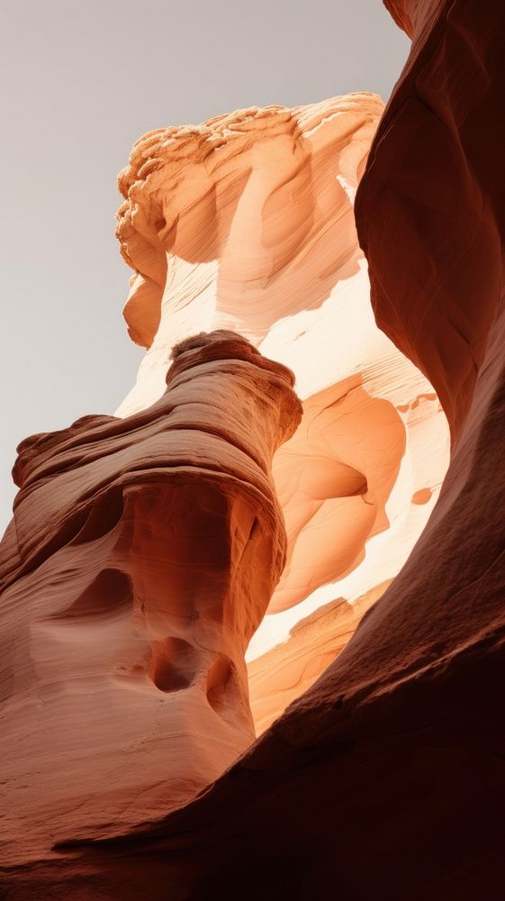  Rock formation nature canyon rock rock formation tranquility. AI generated Image by rawpixel.