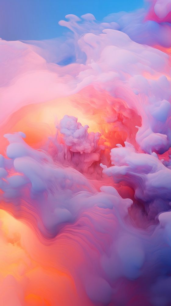 Color abstract sky outdoors nature. AI generated Image by rawpixel.