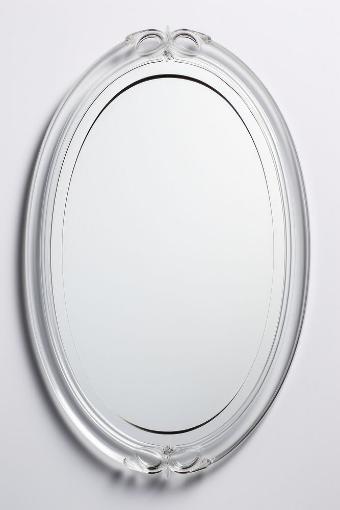 Stunning design oval glass mirror photo photography.