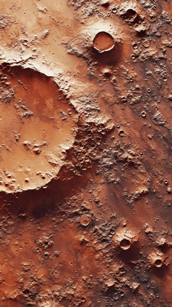 Aerial top down view of mars surface backgrounds corrosion textured.