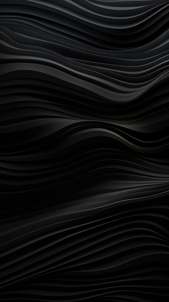 Wave texture black abstract architecture.