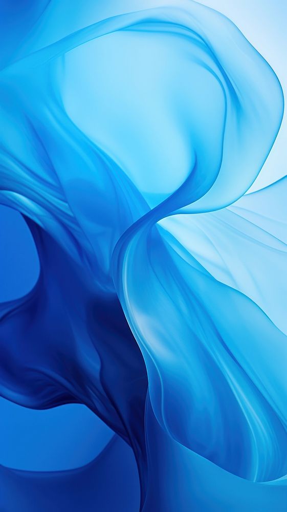  Blue fluid abstraction background backgrounds wave simplicity. AI generated Image by rawpixel.