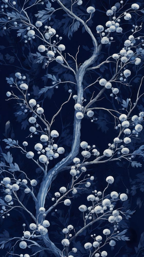  Christmas tree branches in blue outdoors pattern nature. AI generated Image by rawpixel.