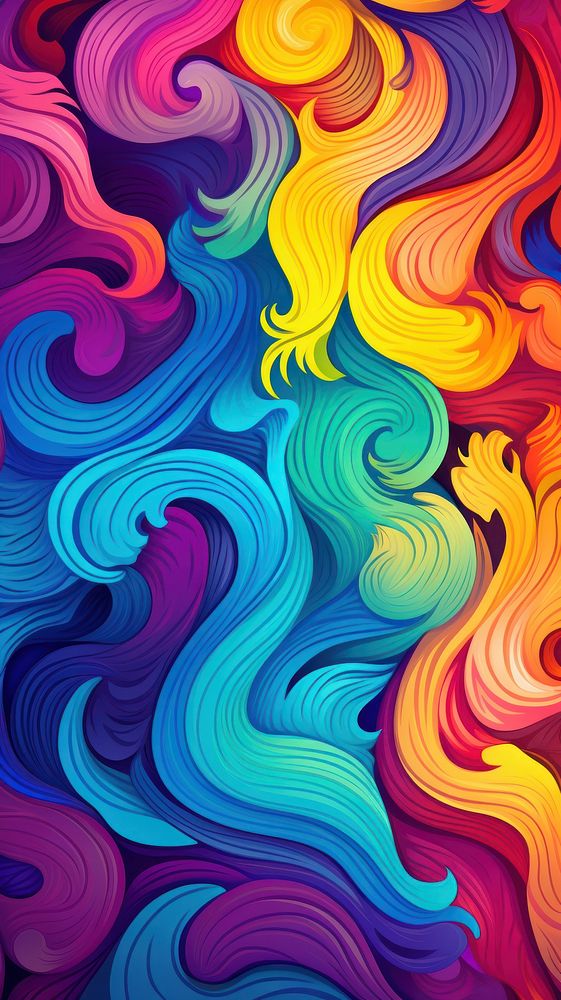  Abstract wallpaper pattern art backgrounds. AI generated Image by rawpixel.