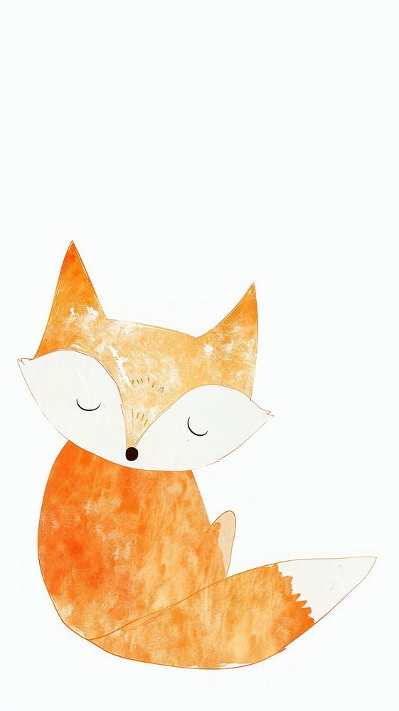 Cute fox illustration animal mammal creativity.
