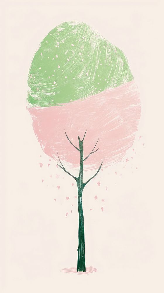 Cute tree illustration drawing sketch plant.