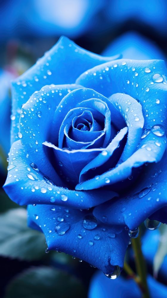  Full of blue rose flower plant inflorescence. AI generated Image by rawpixel.