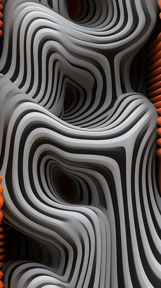  Illusion abstract wallpaper pattern spiral art. AI generated Image by rawpixel.
