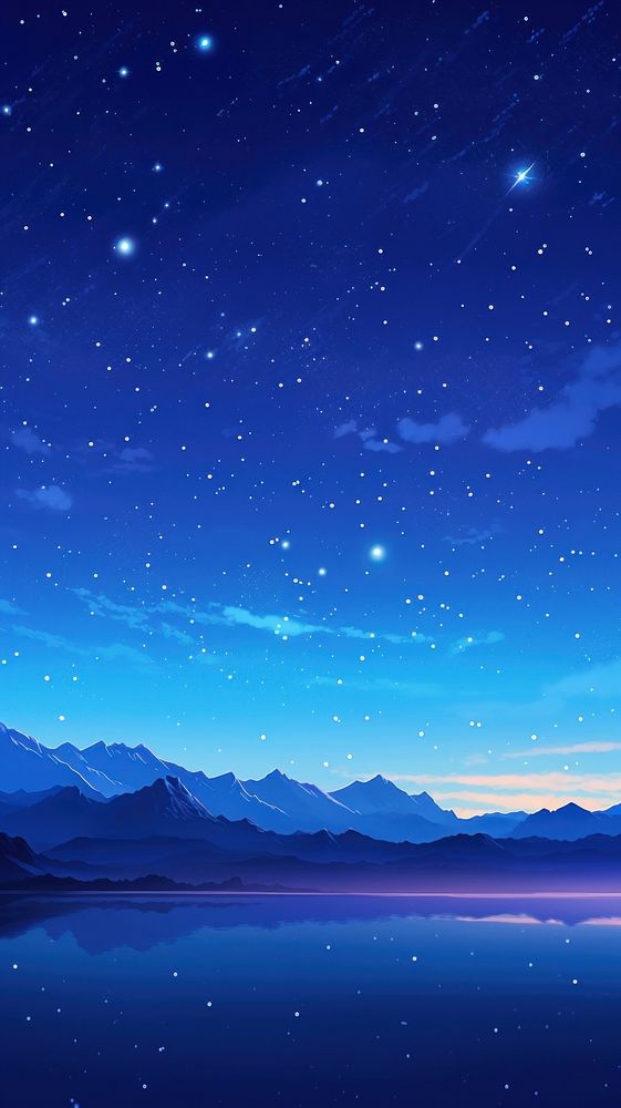  Minimal shooting star midnight backgrounds astronomy outdoors. AI generated Image by rawpixel.