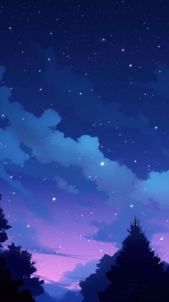  Minimal shooting star midnight backgrounds outdoors scenery. AI generated Image by rawpixel.
