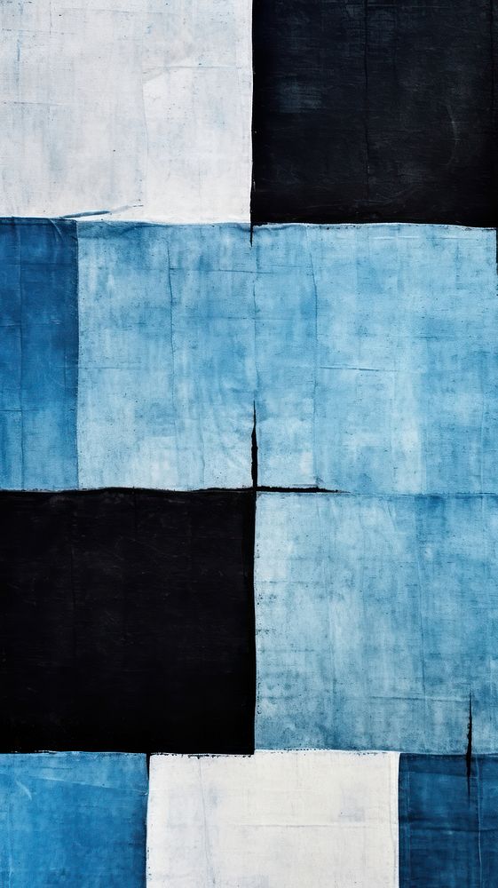 Blue and black abstract texture wall.