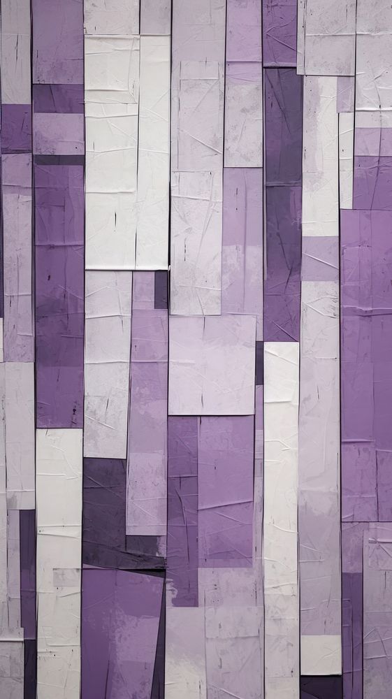 Minimal simple grey and purple art abstract collage.