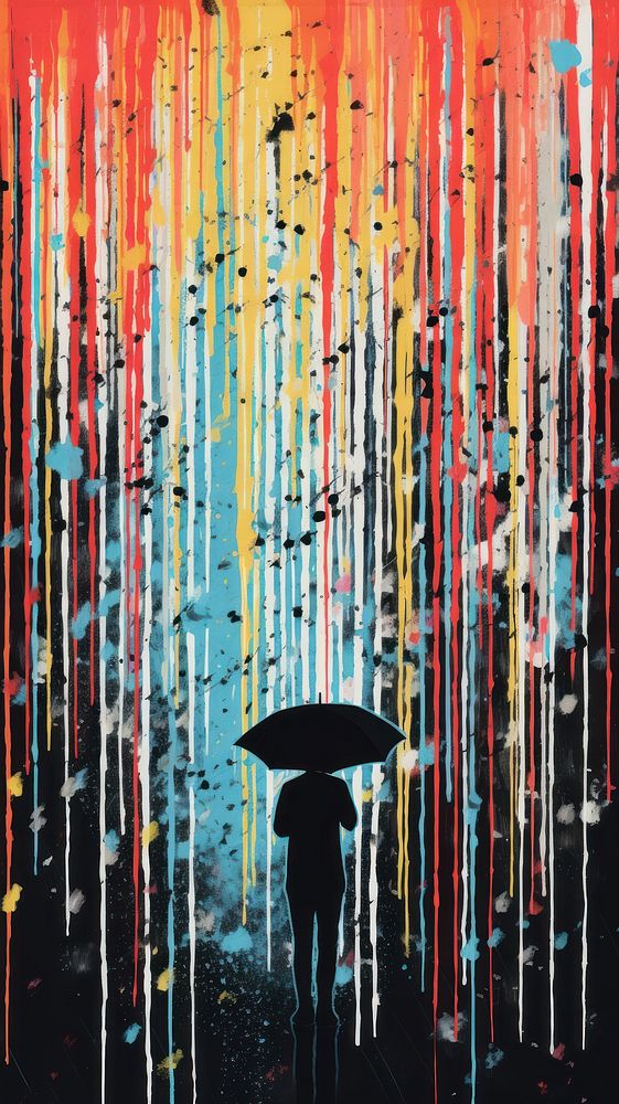 Minimal simple rain art abstract | Premium Photo Illustration - rawpixel