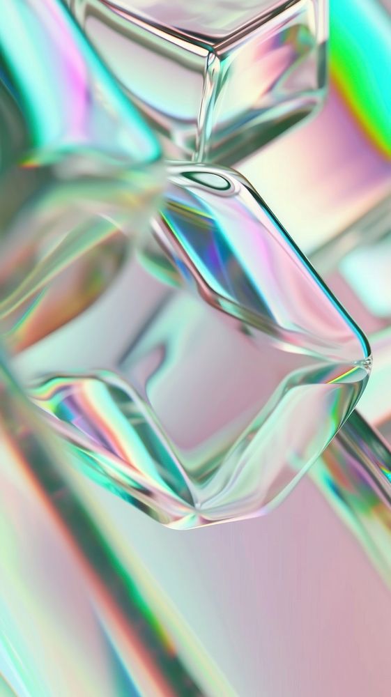 Octagon wallpaper glass backgrounds shape. | Premium Photo Illustration