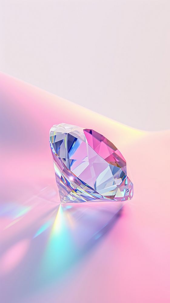 A cute diamond gemstone crystal jewelry.