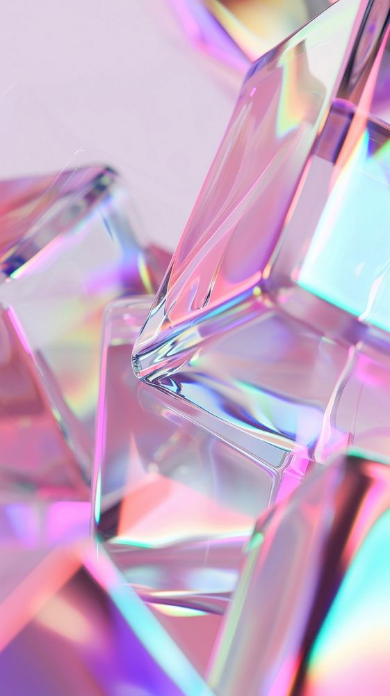Cube backgrounds crystal accessories.