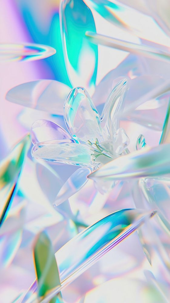 Flower backgrounds graphics crystal.