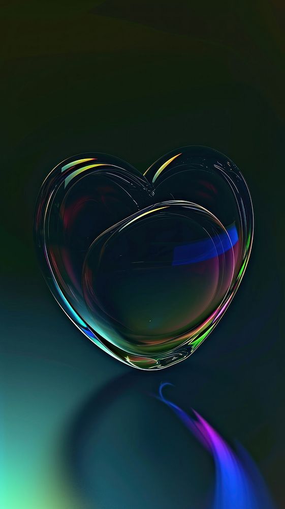 Heart backgrounds shape glass. | Premium Photo Illustration - rawpixel