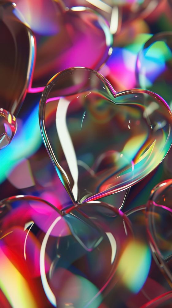 Hearts wallpaper backgrounds shape glass.