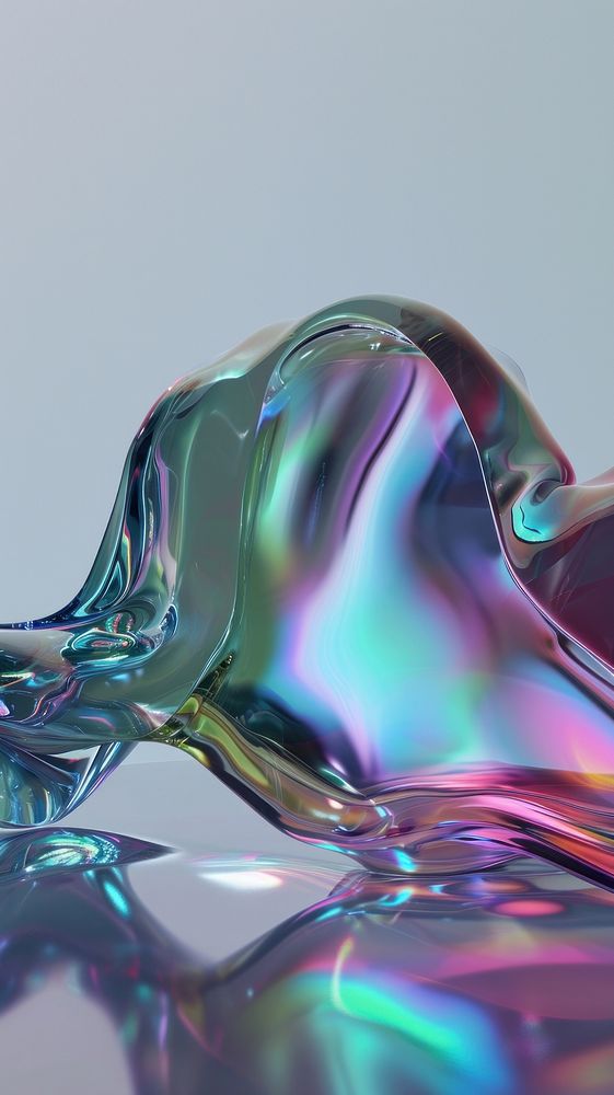 Transparent sculpture glass backgrounds graphics.