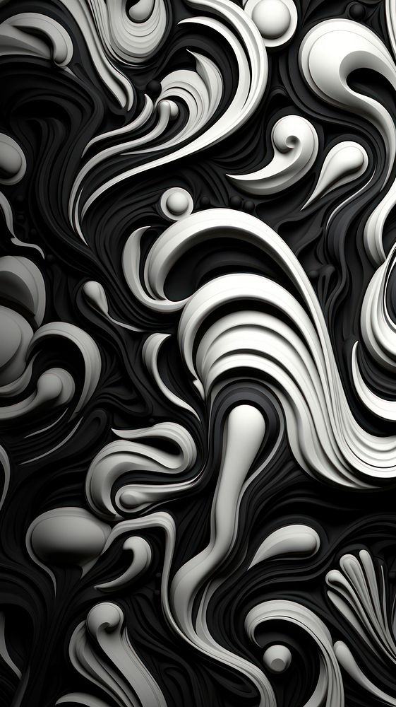  Abstract enigmatic pattern monochrome backgrounds textured. AI generated Image by rawpixel.