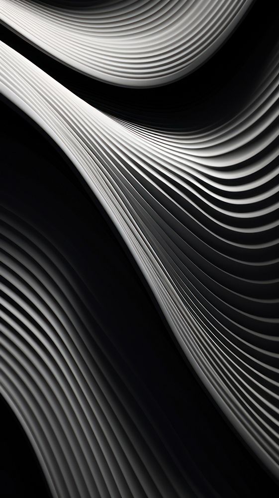  Abstract illusion art wave form monochrome pattern backgrounds. AI generated Image by rawpixel.