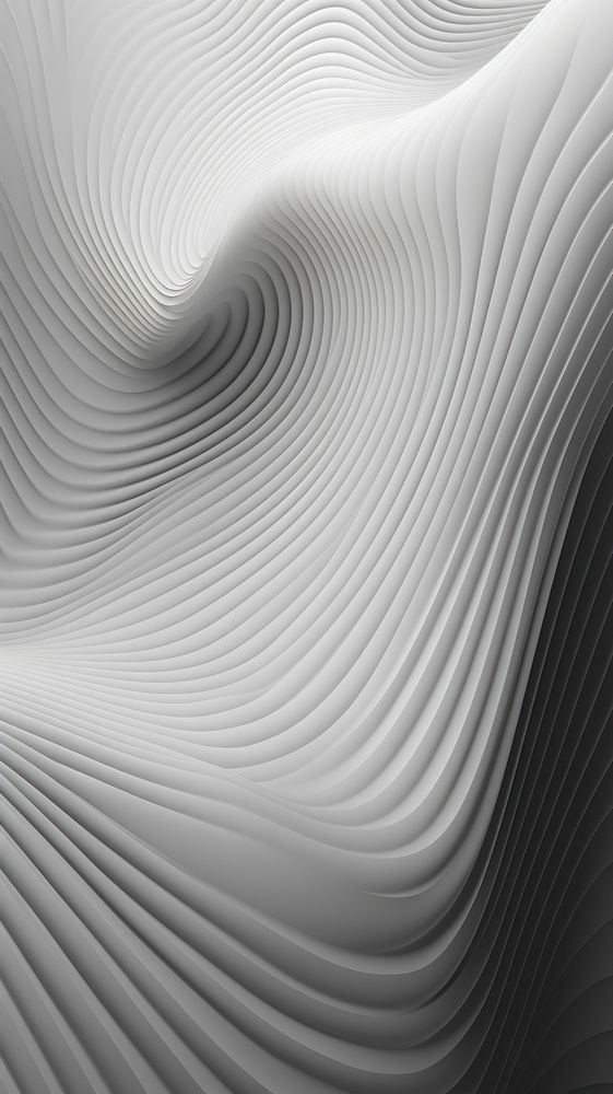  Abstract illusion art wave form monochrome white backgrounds. 