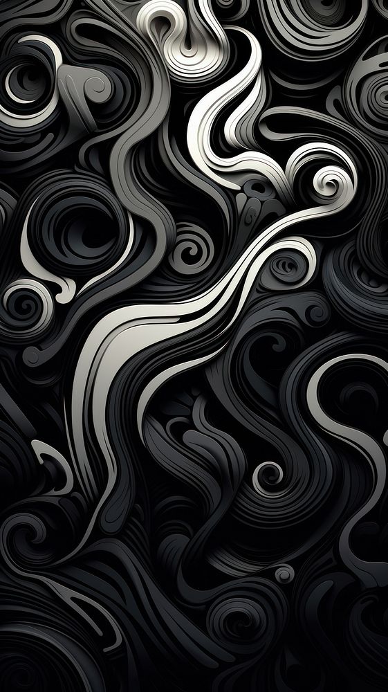  Abstract wallpaper monochrome pattern backgrounds. AI generated Image by rawpixel.