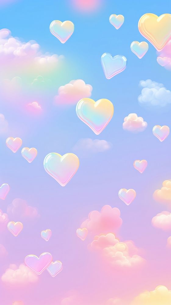 Pastel Rainbow fantasy background backgrounds sky tranquility.