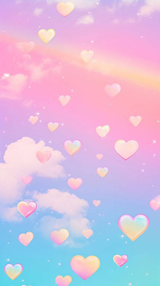 Pastel Rainbow fantasy background backgrounds petal sky.