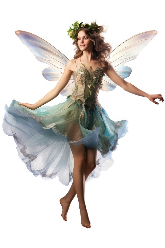 Fairy dancing costume flying.
