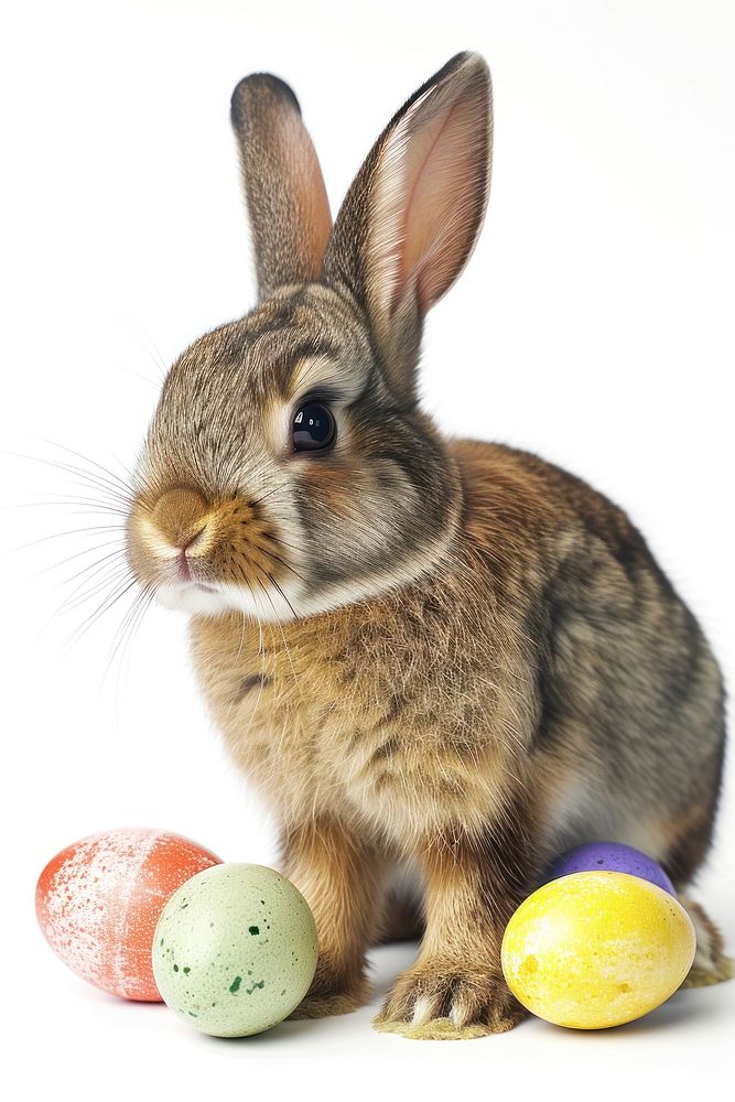 Easter bunny mammal animal rodent. AI generated Image by rawpixel.