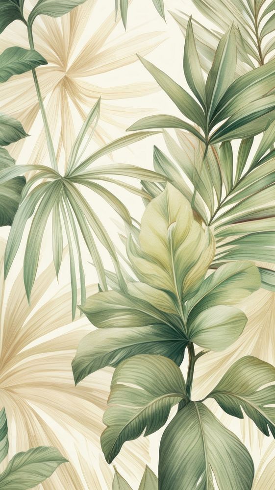 Wallpaper botanical backgrounds pattern nature.
